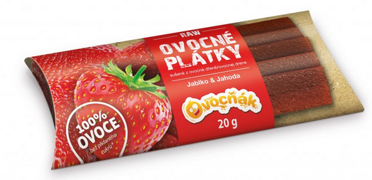 Ovocn pltky jablko & jahoda 20g